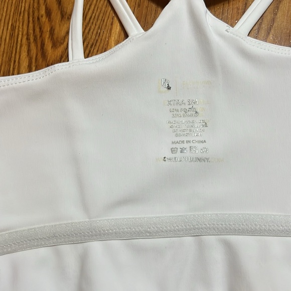 Buff Bunny XS white sports bra - Picture 3 of 4